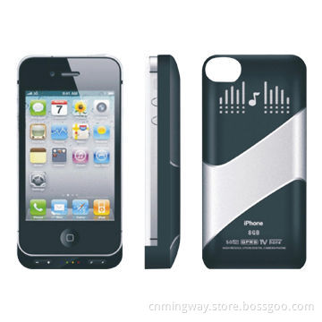 New Case for iPhone, with Power Source and Stereo Speaker Functions
